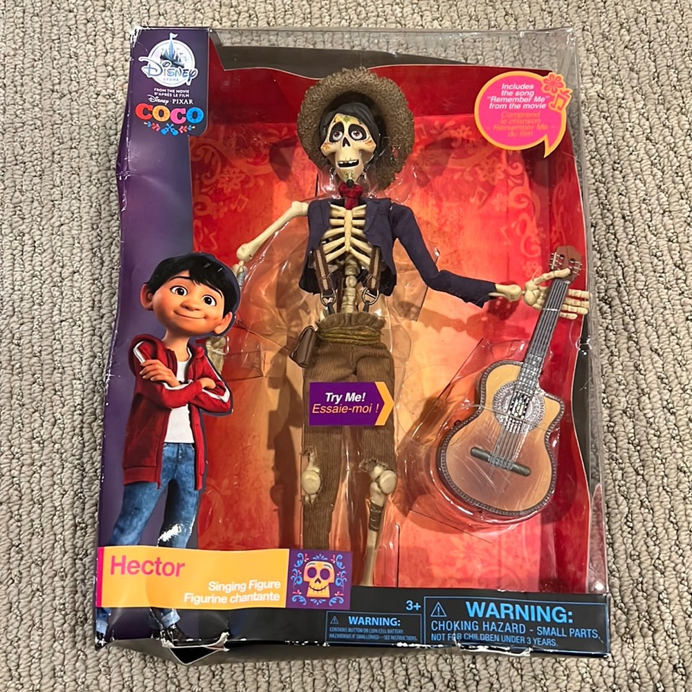 This is the Hector doll from the movie COCO. I haven’t opened it.